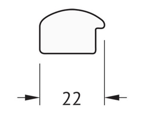 Зеркало 58x78 см махагон Evoform Definite BY 0638