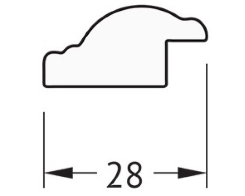 Зеркало 68x68 см витое серебро Evoform Definite BY 0656