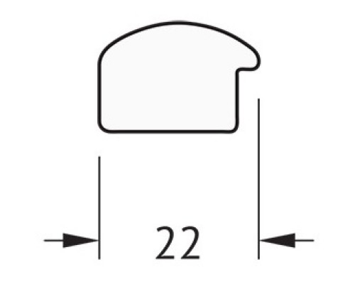 Зеркало 68x88 см сосна Evoform Definite BY 0670