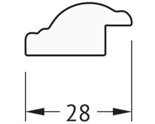 Зеркало 58x108 см витое золото Evoform Definite BY 0726