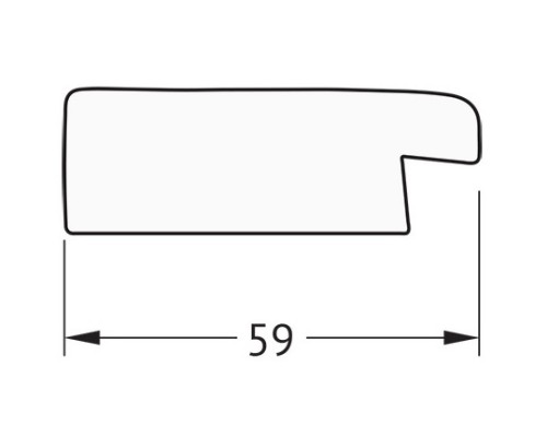 Зеркало 64x114 см травленое серебро Evoform Definite BY 0735