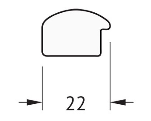 Зеркало 68x148 см вишня Evoform Definite BY 0756