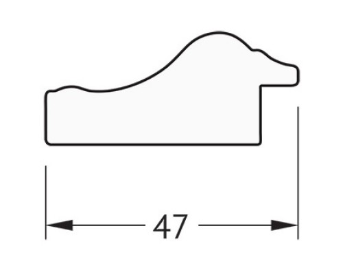 Зеркало 62x62 см сусальное золото Evoform Definite BY 0778