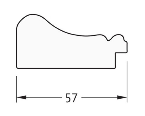 Зеркало 64x64 см беленый дуб Evoform Definite BY 0781