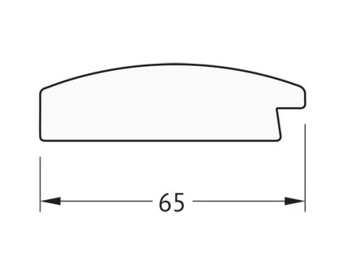 Зеркало 66x66 см орех Evoform Definite BY 0784