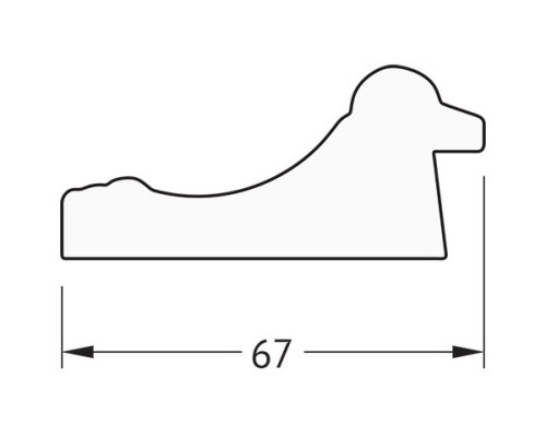 Зеркало 66x66 см состаренное золото Evoform Definite BY 0786