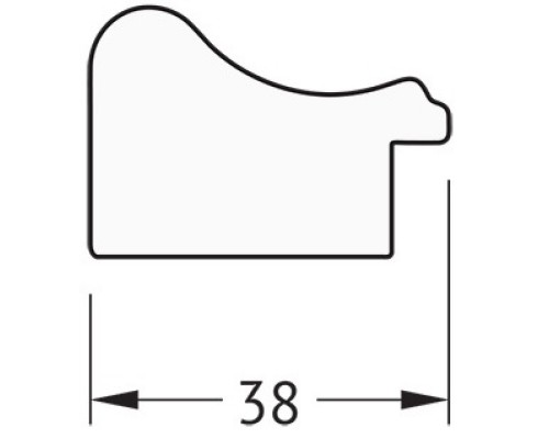 Зеркало 50x70 см черненое серебро Evoform Definite BY 0788