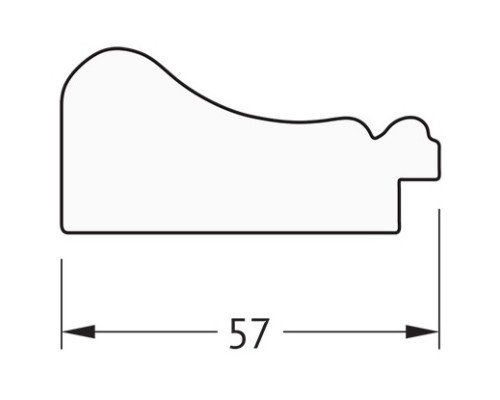 Зеркало 54x74 см беленый дуб Evoform Definite BY 0796