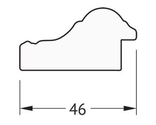 Зеркало 62x82 см бусы золотые Evoform Definite BY 1007