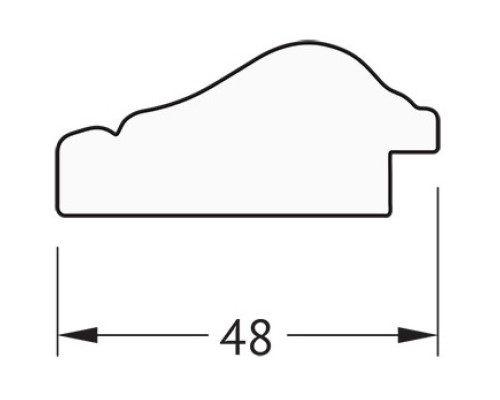 Зеркало 72x72 см алебастр Evoform Definite BY 1021