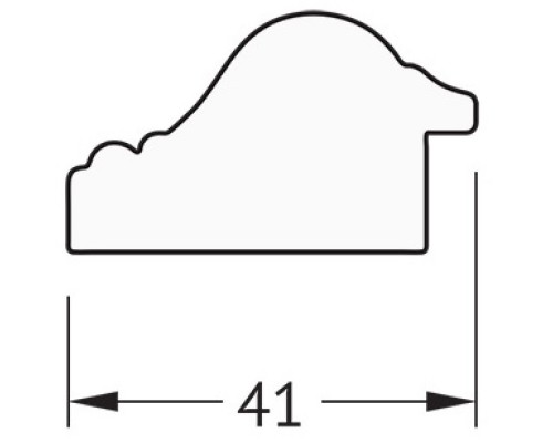 Зеркало 71x91 см мельхиор Evoform Definite BY 1035