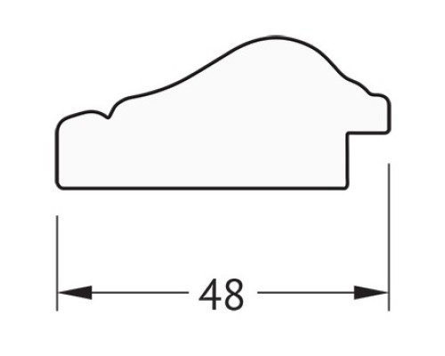 Зеркало 72x92 см алебастр Evoform Definite BY 1036