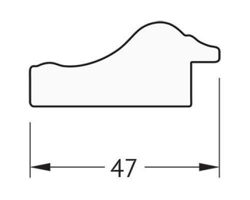 Зеркало 72x92 см сусальное золото Evoform Definite BY 1038