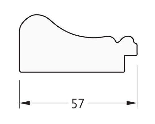 Зеркало 74x94 см беленый дуб Evoform Definite BY 1041