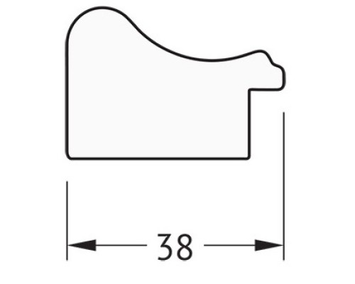 Зеркало 50x100 см черненое серебро Evoform Definite BY 1048