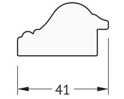 Зеркало 51x101 см мельхиор Evoform Definite BY 1050