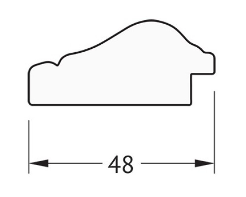 Зеркало 52x102 см алебастр Evoform Definite BY 1051