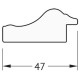 Зеркало 52x102 см сусальное золото Evoform Definite BY 1053