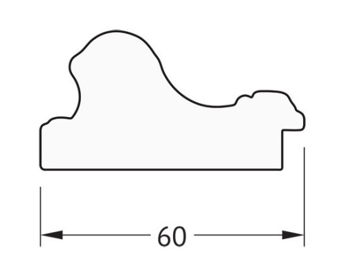 Зеркало 55x105 см золотые бусы на серебре Evoform Definite BY 1057