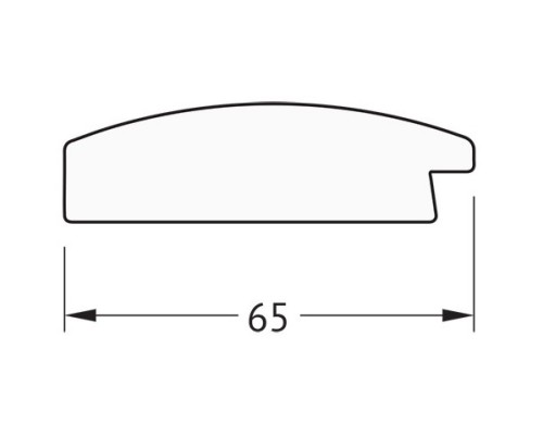 Зеркало 56x146 см орех Evoform Definite BY 1074