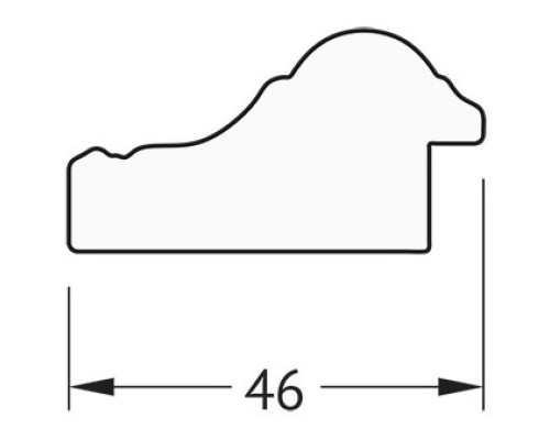 Зеркало 62x112 см бусы золотые Evoform Definite BY 1082