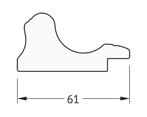 Зеркало 64x114 см золотой акведук Evoform Definite BY 1088