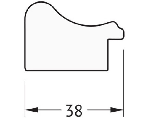 Зеркало 70x130 см черненое серебро Evoform Definite BY 1093