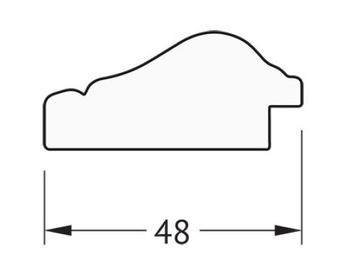 Зеркало 72x132 см алебастр Evoform Definite BY 1096