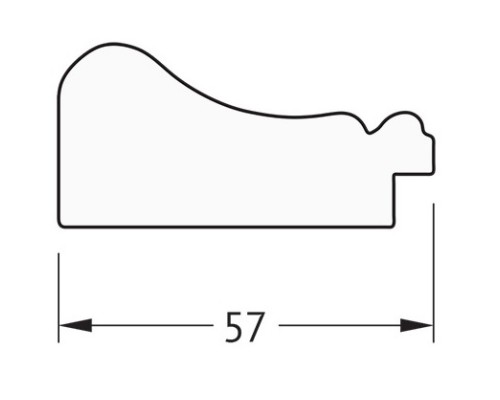 Зеркало 74x134 см беленый дуб Evoform Definite BY 1101