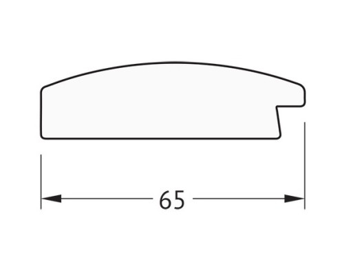 Зеркало 76x136 см орех Evoform Definite BY 1104