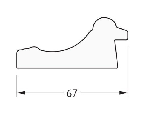 Зеркало 76x136 см состаренное золото Evoform Definite BY 1106