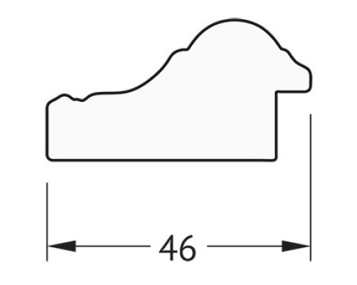 Зеркало 72x152 см бусы золотые Evoform Definite BY 1112