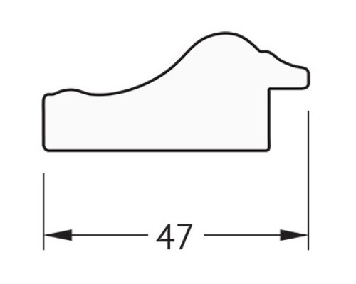 Зеркало 72x152 см сусальное золото Evoform Definite BY 1113