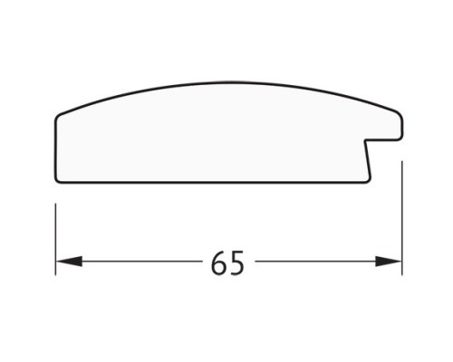 Зеркало 76x156 см орех Evoform Definite BY 1119