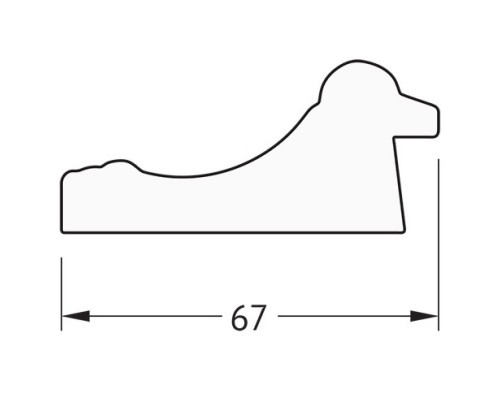 Зеркало 76x156 см состаренное золото Evoform Definite BY 1121