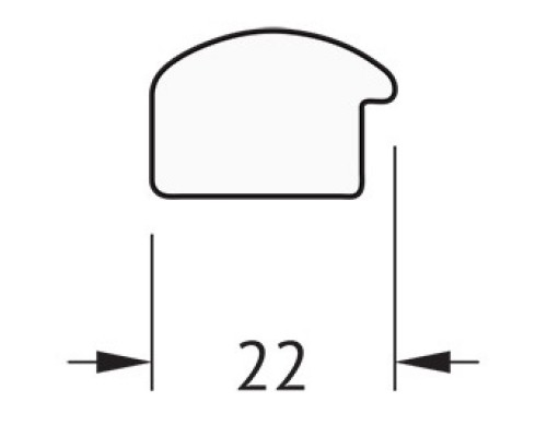 Зеркало 35x44 см сосна Evoform Definite BY 1322