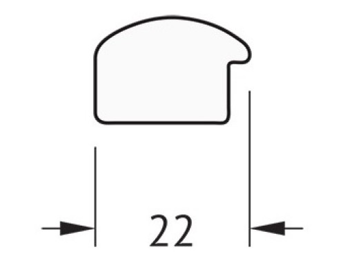 Зеркало 34x44 см орех Evoform Definite BY 1324