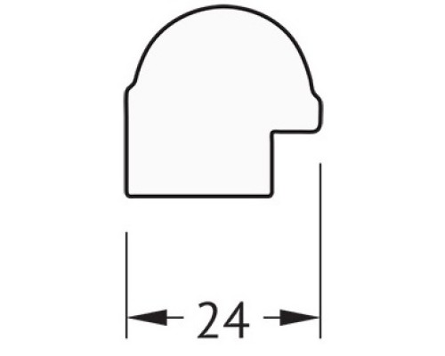 Зеркало 34x44 см серебряный бамбук  Evoform Definite BY 1329