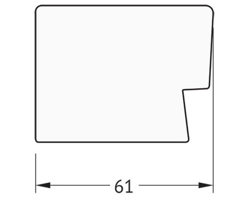 Зеркало 41x51 см алюминий Evoform Definite BY 3012