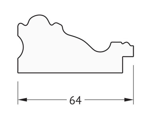 Зеркало 42x52 см версаль кракелюр Evoform Definite BY 3013