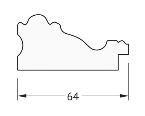 Зеркало 42x52 см версаль серебро Evoform Definite BY 3014