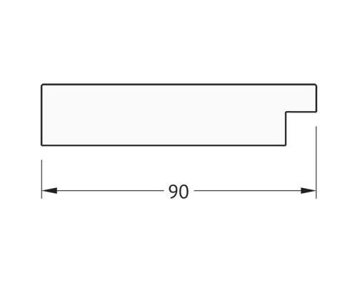 Зеркало 46x56 см волна хром Evoform Definite BY 3025