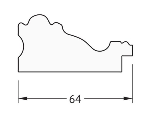 Зеркало 55x75 см версаль серебро Evoform Definite BY 3046