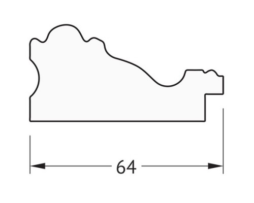 Зеркало 55x75 см версаль бронза Evoform Definite BY 3047