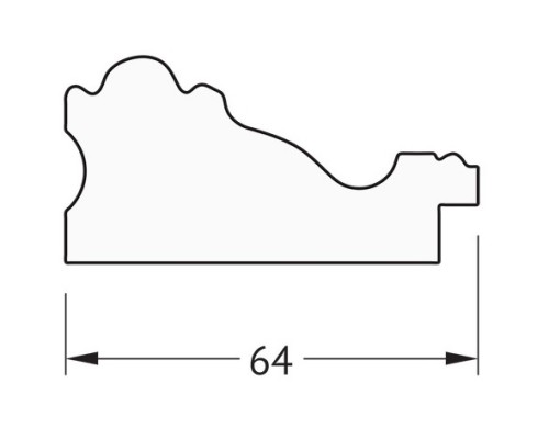 Зеркало 55x105 см версаль кракелюр Evoform Definite BY 3077