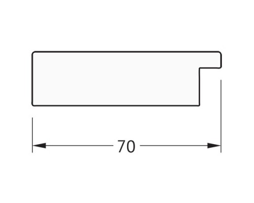 Зеркало 56x106 см соты алюминий Evoform Definite BY 3083