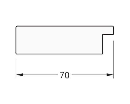 Зеркало 56x106 см соты титан Evoform Definite BY 3084