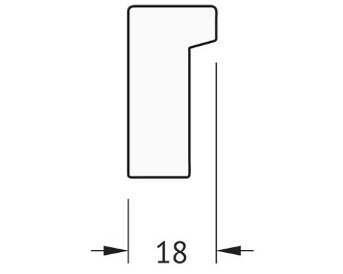 Зеркало 46x136 см хром Evoform Definite BY 3097