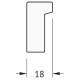 Зеркало 66x66 см хром Evoform Definite BY 3225