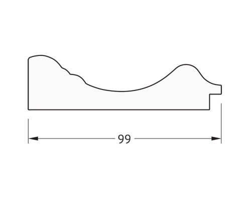 Зеркало 82x102 см травленое золото Evoform Definite BY 3283